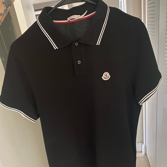 Authentic Moncler black polo. - Picture 1 of 3